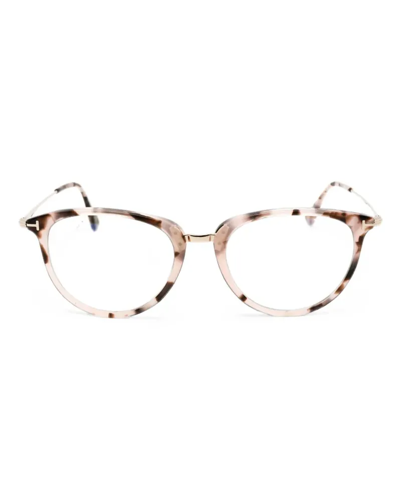 Tom Ford round-frame glasses - Nude Nude
