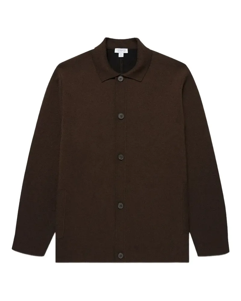 Sunspel double-faced buttoned jacket - Braun Braun
