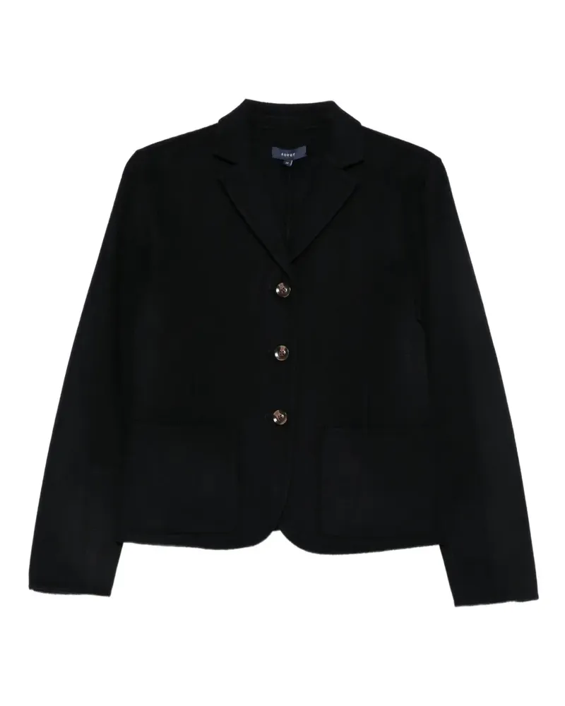 Soeur Hespera Wolljacke mit Knöpfen - Blau Blau