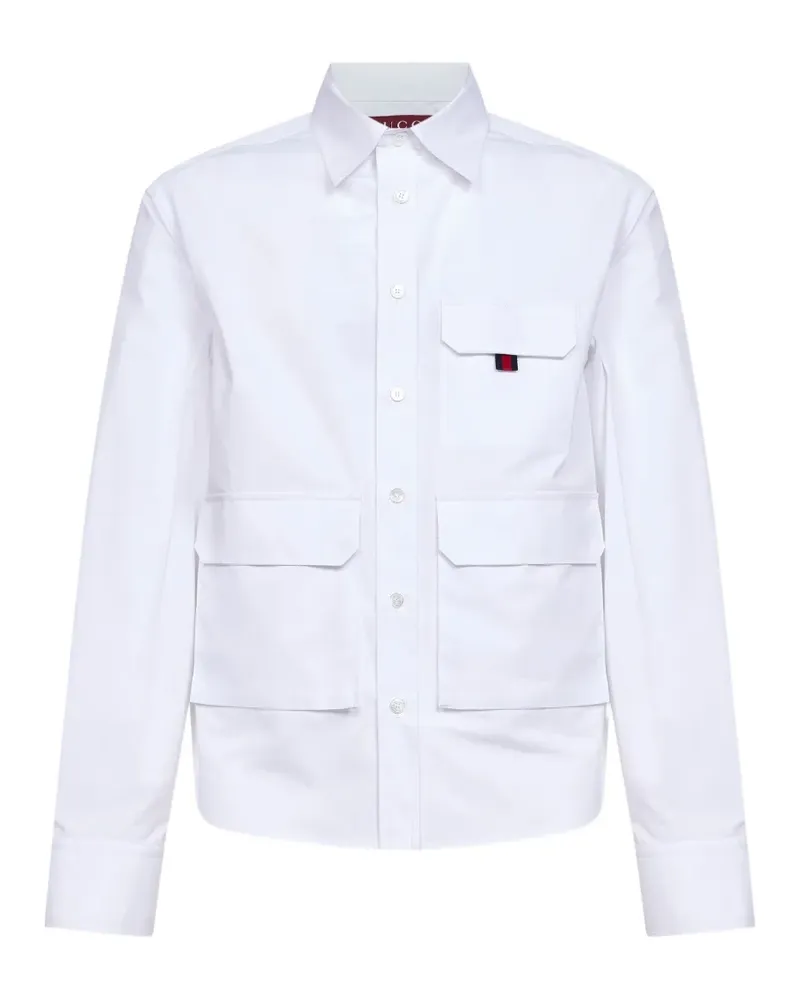 Gucci Klassisches Hemd - Weiß Weiß