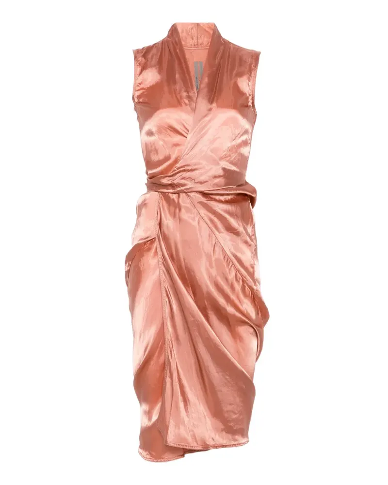 Rick Owens Ärmelloses Midikleid - Rosa Rosa