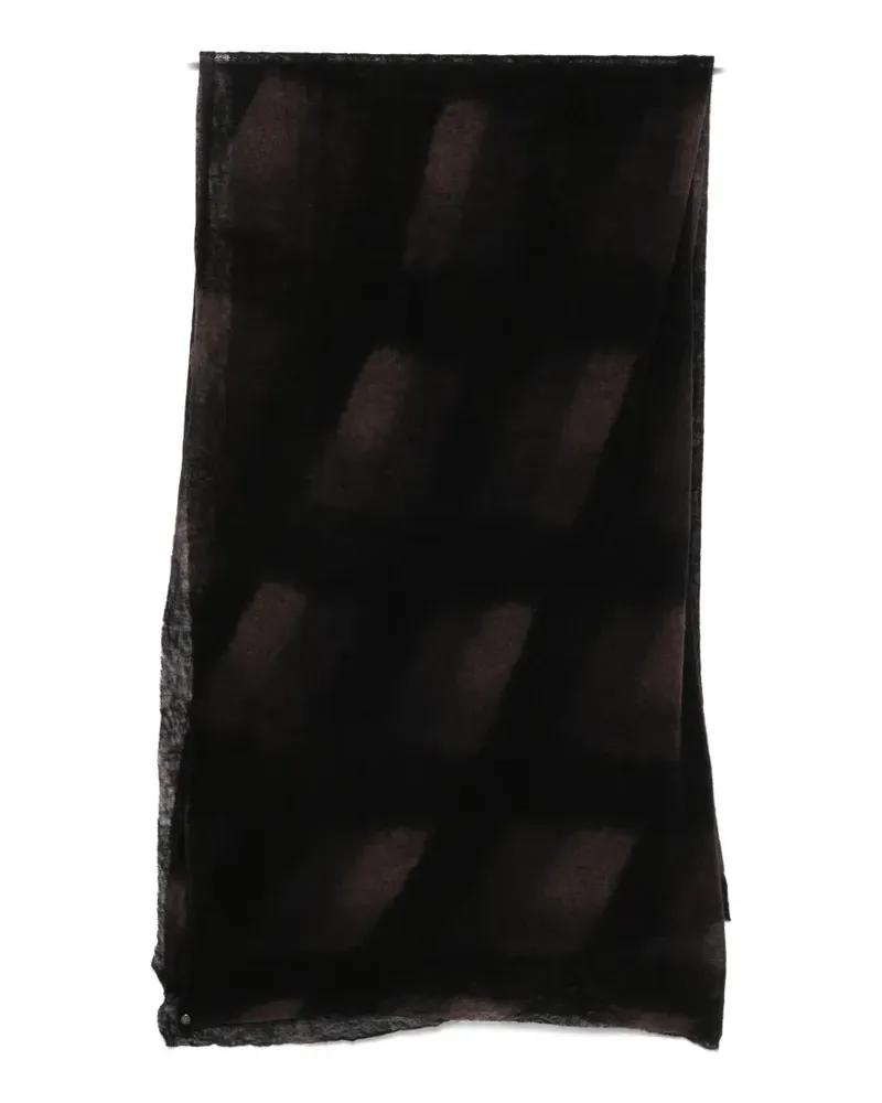 Botto Giuseppe Schal mit Farbverlauf - Schwarz Schwarz