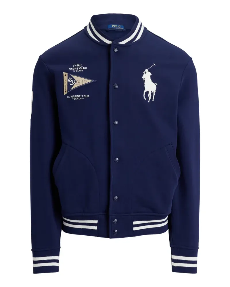 Ralph Lauren Big-Pony Baseballjacke - Blau Blau