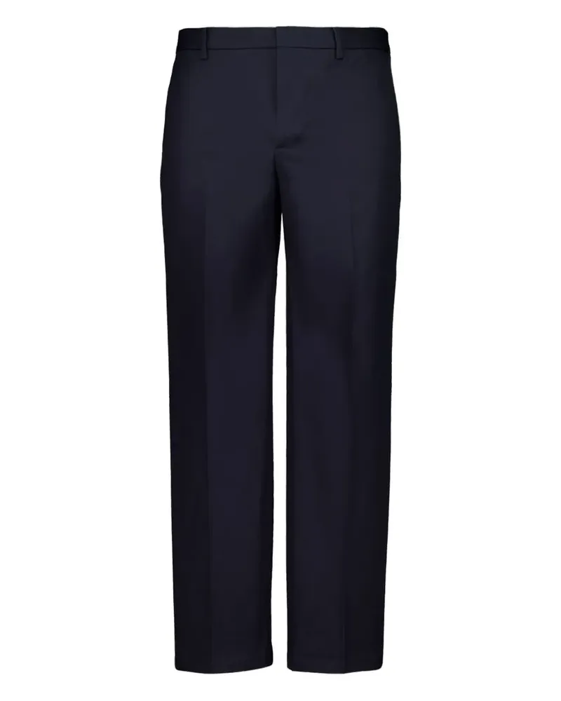 Gucci Gestreifte Straight-Leg-Hose - Blau Blau