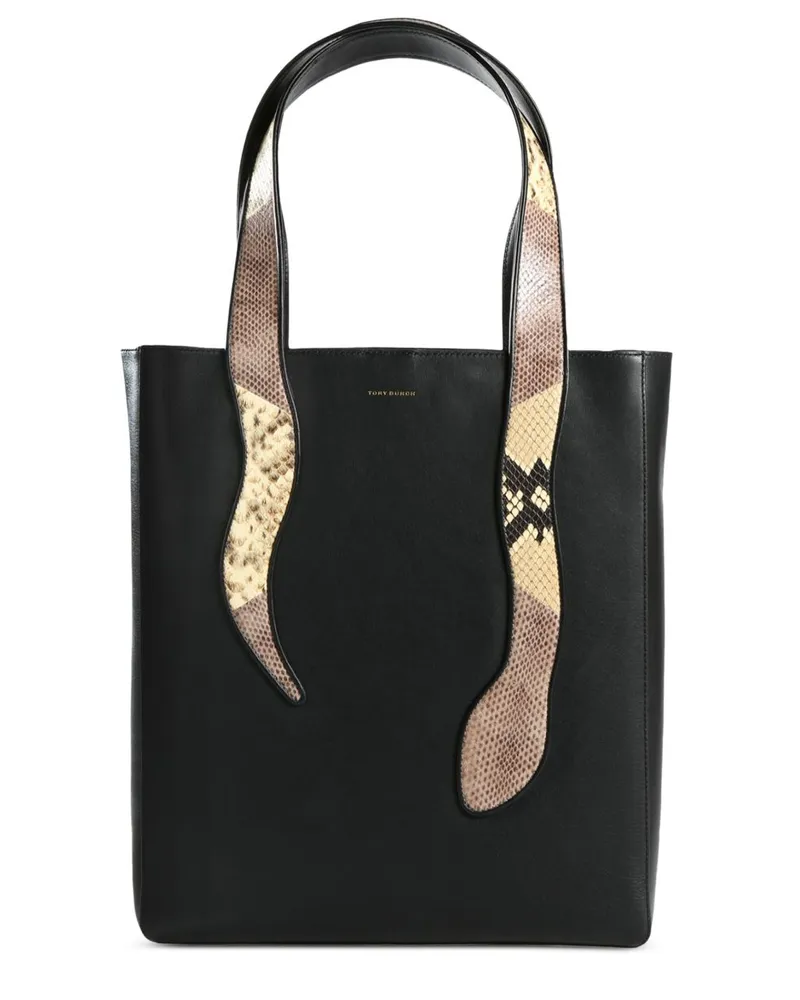 Tory Burch large Snake tote bag - Schwarz Schwarz