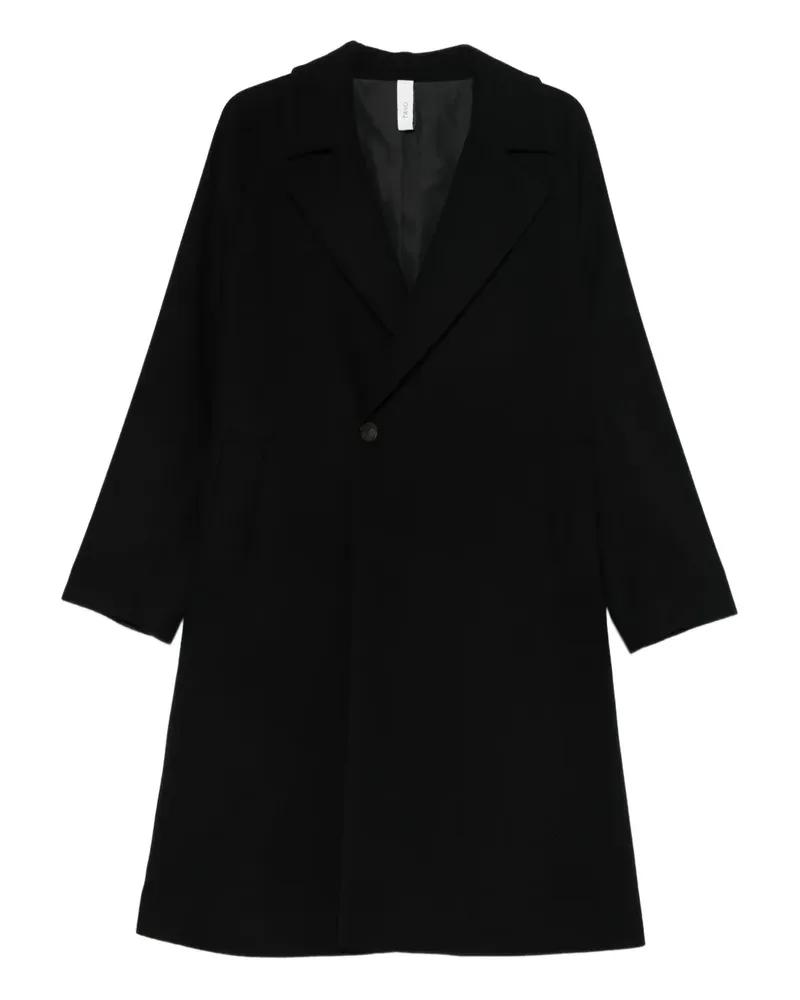 Hevò Surbo buttoned coat - Schwarz Schwarz