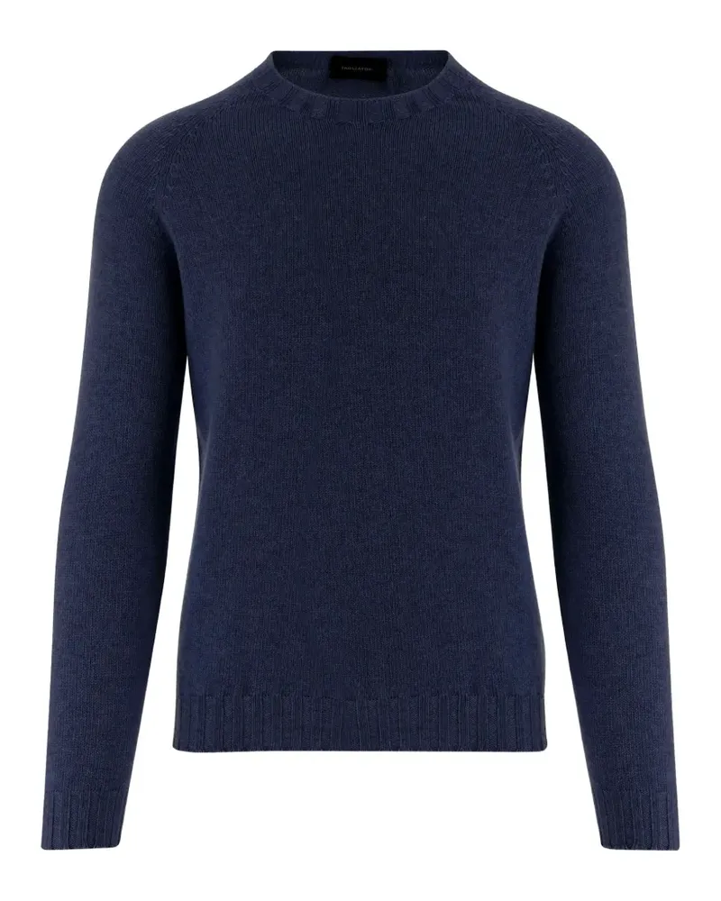 Tagliatore Pullover mit Raglanärmeln - Blau Blau
