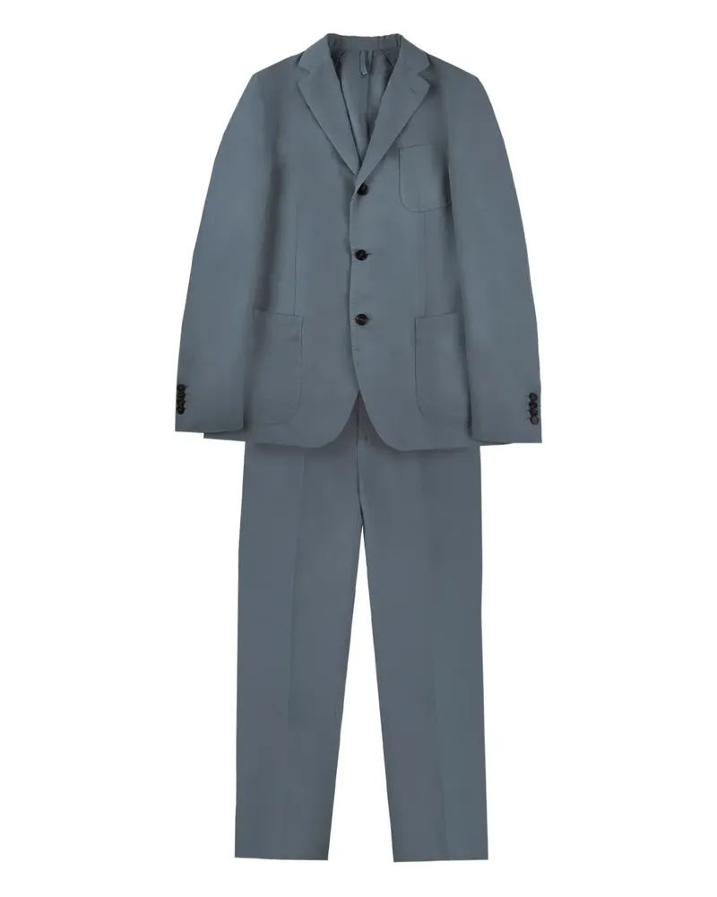 Incotex Einreihiger Anzug - Blau Blau