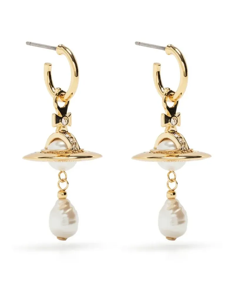 Vivienne Westwood Ohrringe mit Reichsapfel - Gold Gold