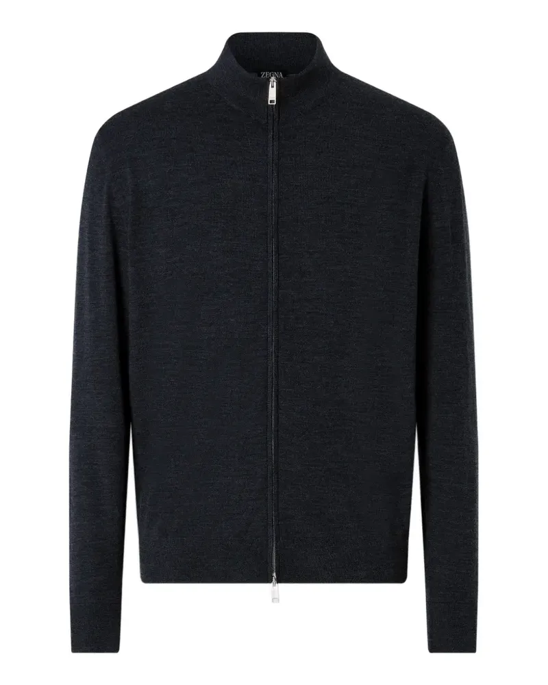 Ermenegildo Zegna Trofeo 15milmil15 Wollcardigan mit Reißverschluss - Blau Blau