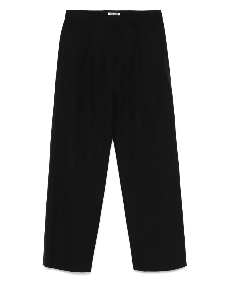 AURALEE Hose mit Bundfalten - Schwarz Schwarz