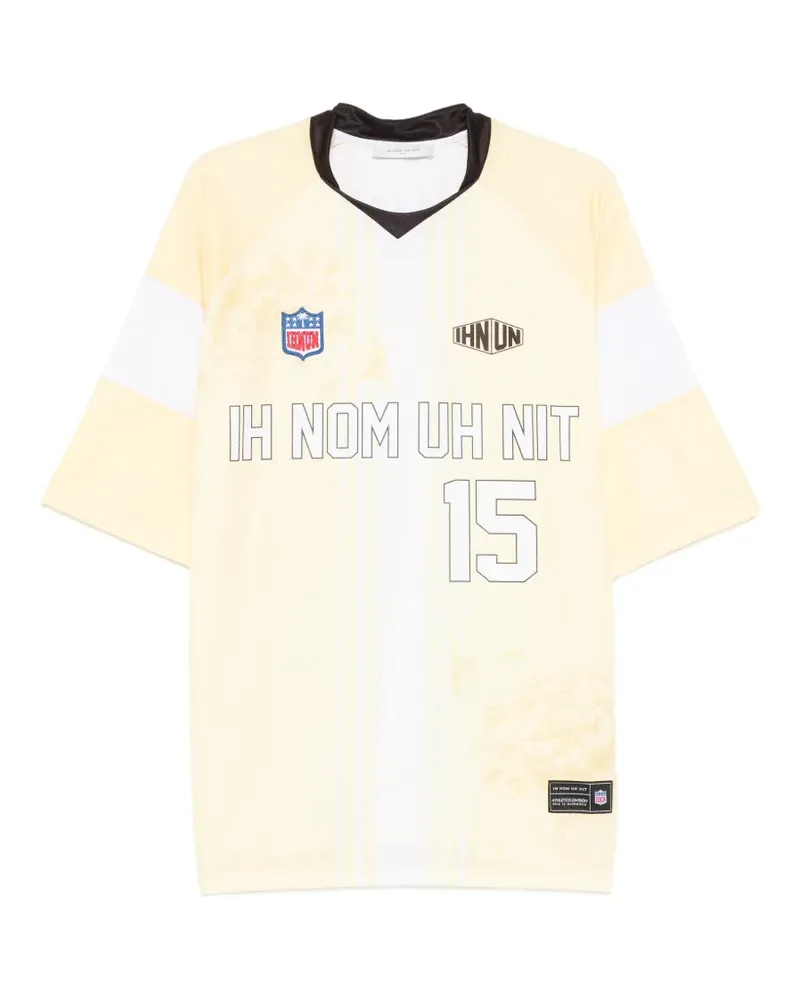 IH NOM UH NIT T-Shirt mit Blumennummer - Gelb Gelb