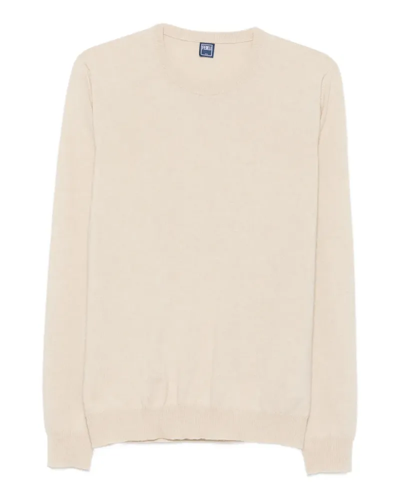 Fedeli Pullover mit rundem Ausschnitt - Nude Nude