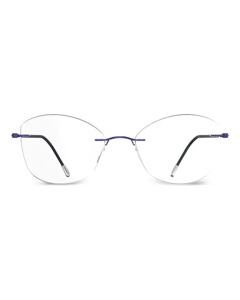 Silhouette Rahmenlose Brille - Violett Violett