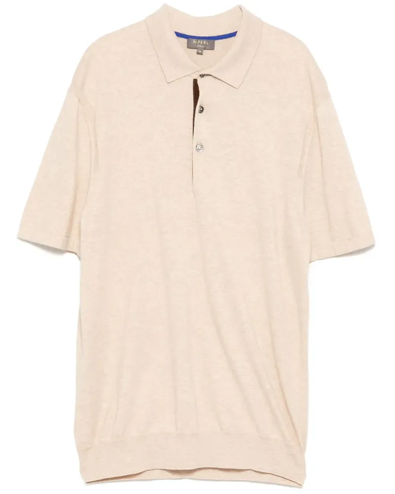 N.Peal Polzeath Poloshirt - Nude Nude