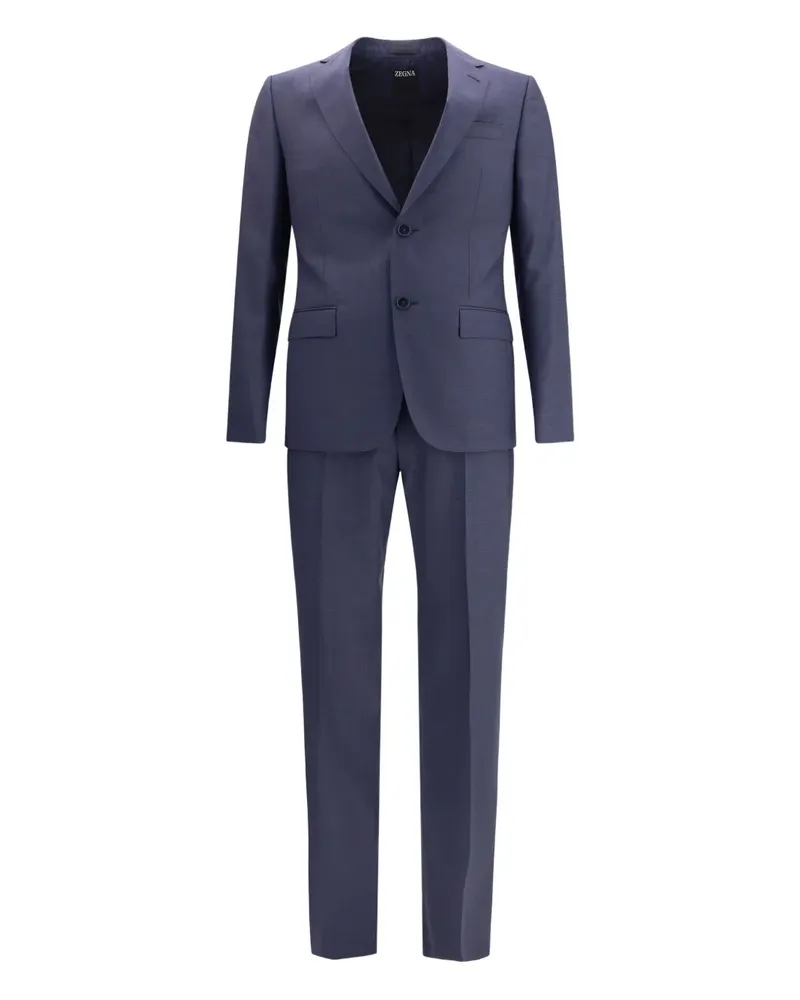 Ermenegildo Zegna Anzug mit zwei Knöpfen - Blau Blau