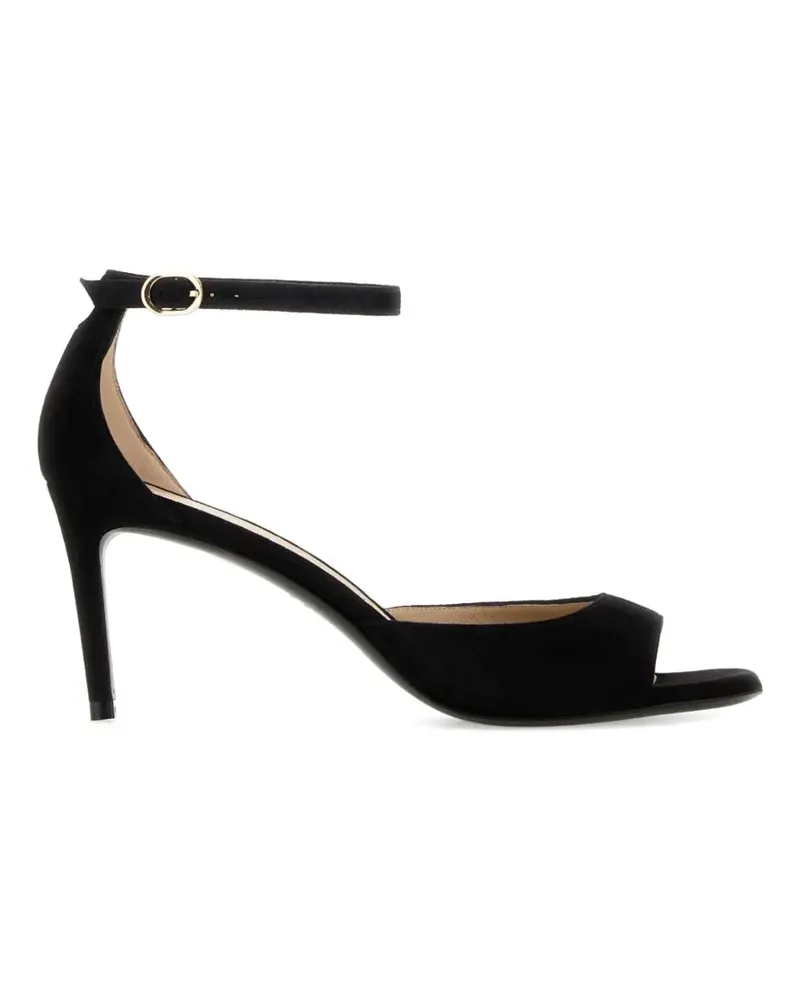 Stuart Weitzman Nudistia ankle strap peep-toe pumps - Schwarz Schwarz