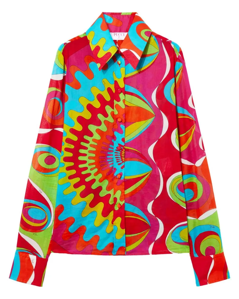Emilio Pucci Hemd mit Bersaglio-Print - Rosa Rosa