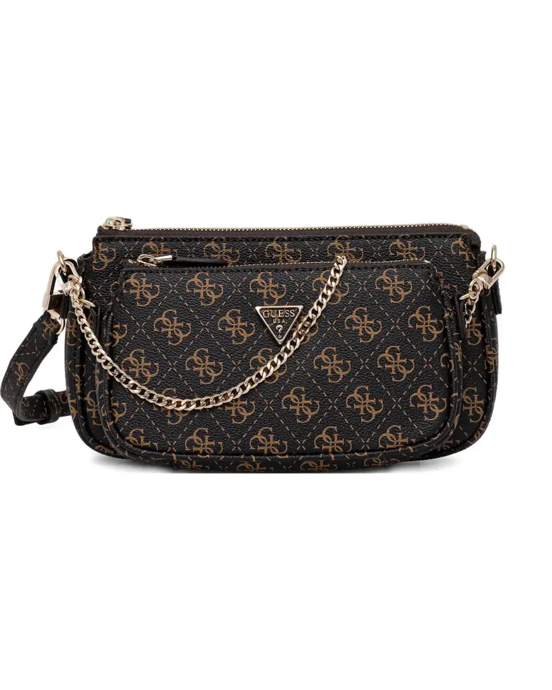 Guess monogram chain cross-body bag - Braun Braun