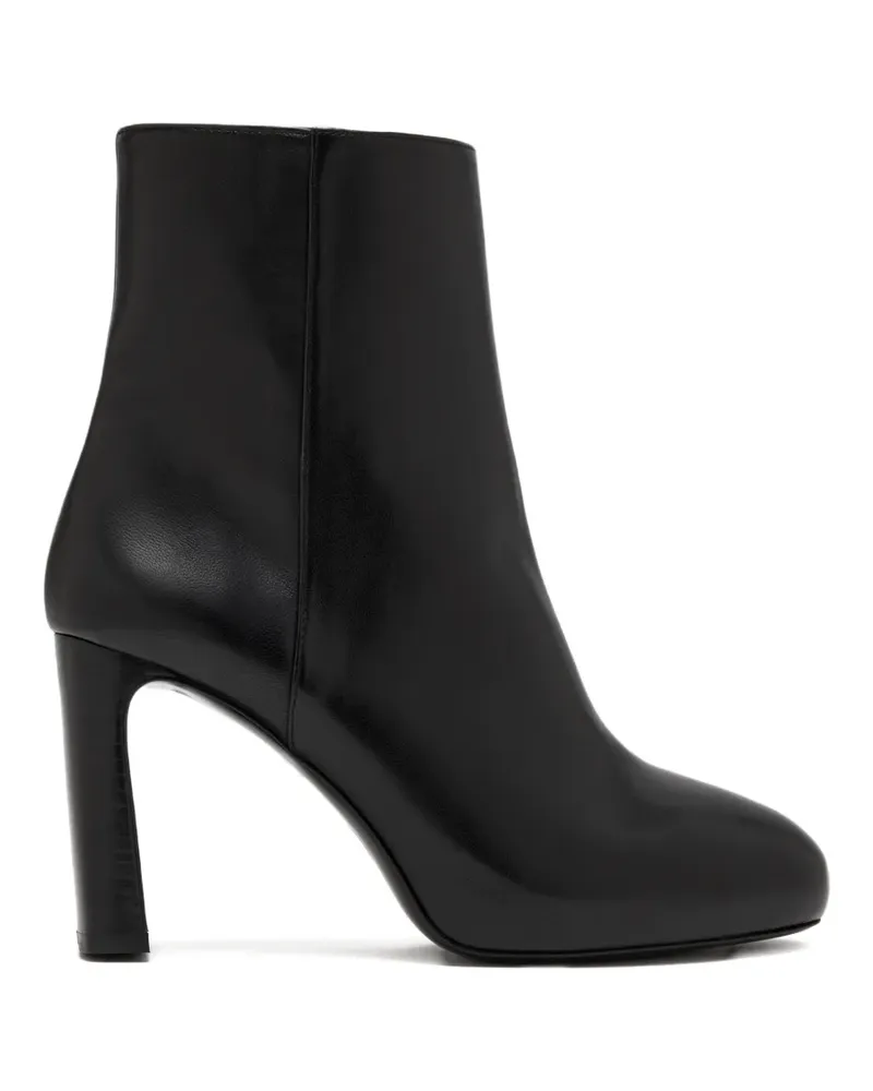 Stuart Weitzman side-zip block-heel ankle boots - Schwarz Schwarz