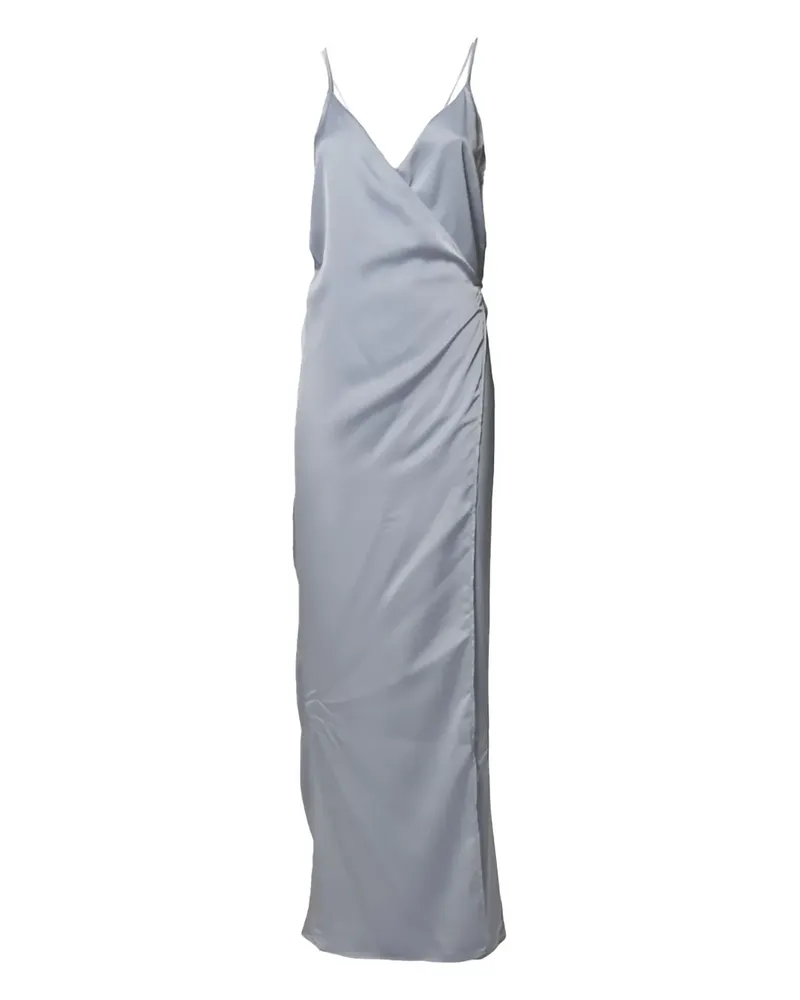 NINEMINUTES Drapiertes Camisole-Kleid - Grau Grau
