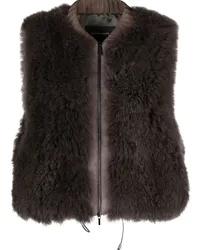 Fabiana Filippi Shearling-Weste Grau