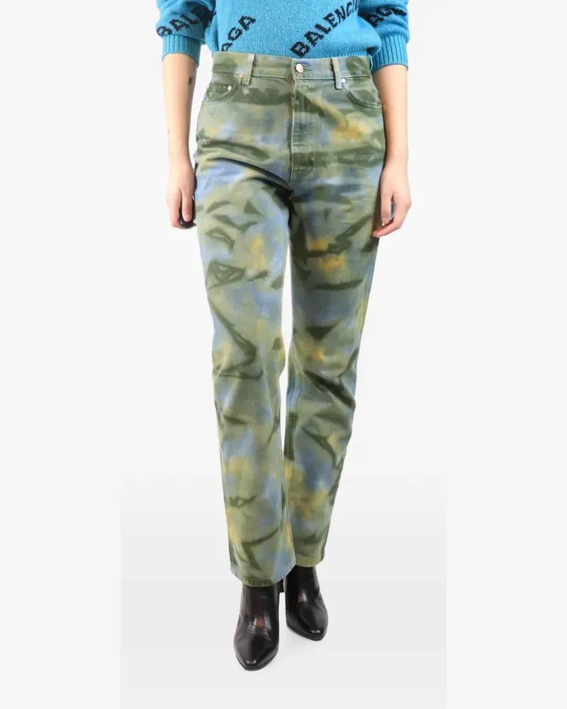 Ulla Johnson dye-print trousers - Grün Grün