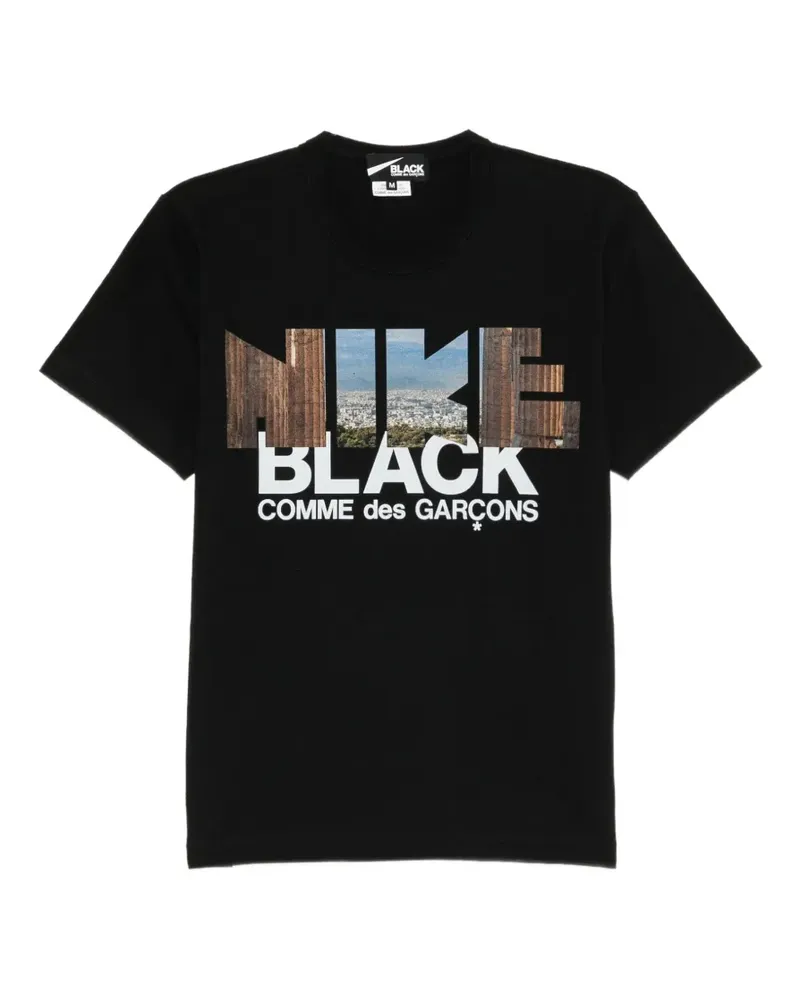 Comme des Garçons x Nike cityscape-printed T-shirt - Schwarz Schwarz