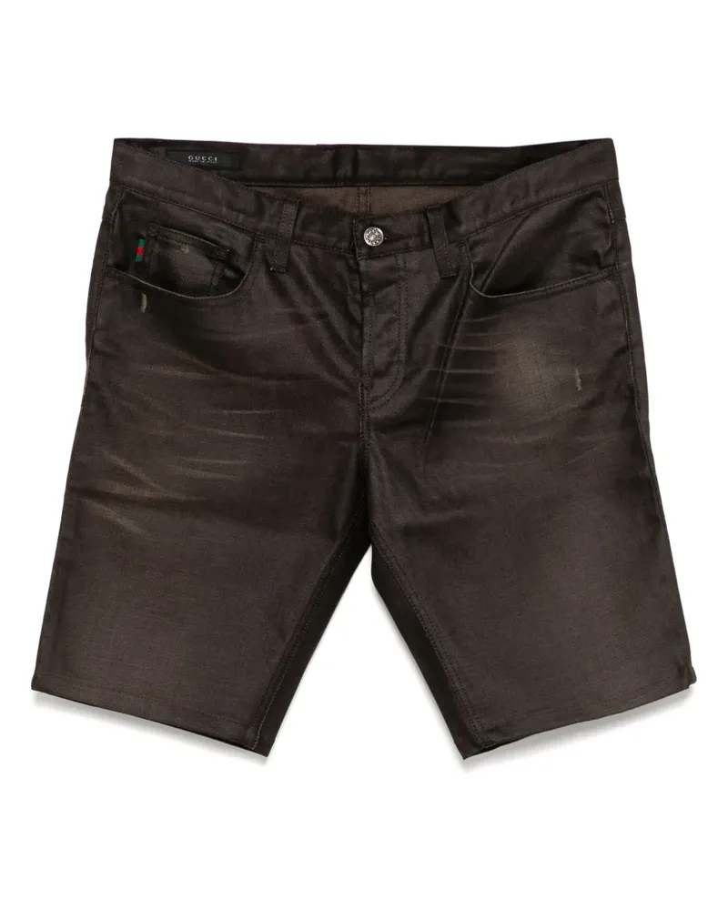Gucci Klassische Jeans-Shorts - Braun Braun