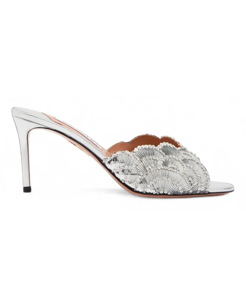 Aquazzura Tequila Sandalen mit Kristallen - Silber Silber