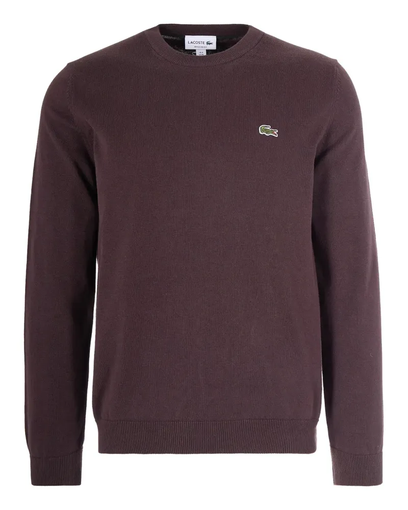 Lacoste logo crew-neck sweater - Braun Braun