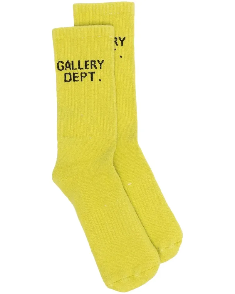 GALLERY DEPT. Socken mit Logo-Print - Grün Grün