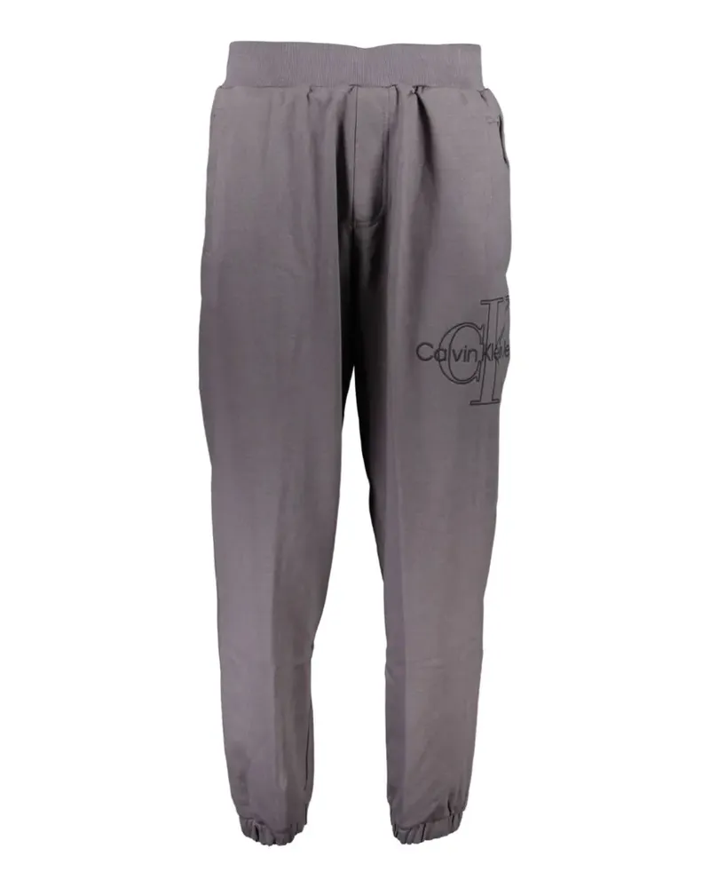 Calvin Klein logo-print track pants - Grau Grau