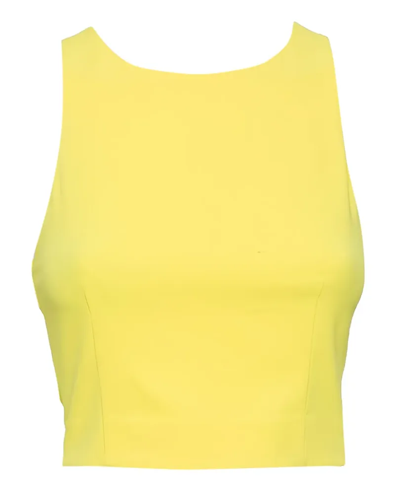 Alice + Olivia Pre-owned Cropped-Top - Gelb Gelb