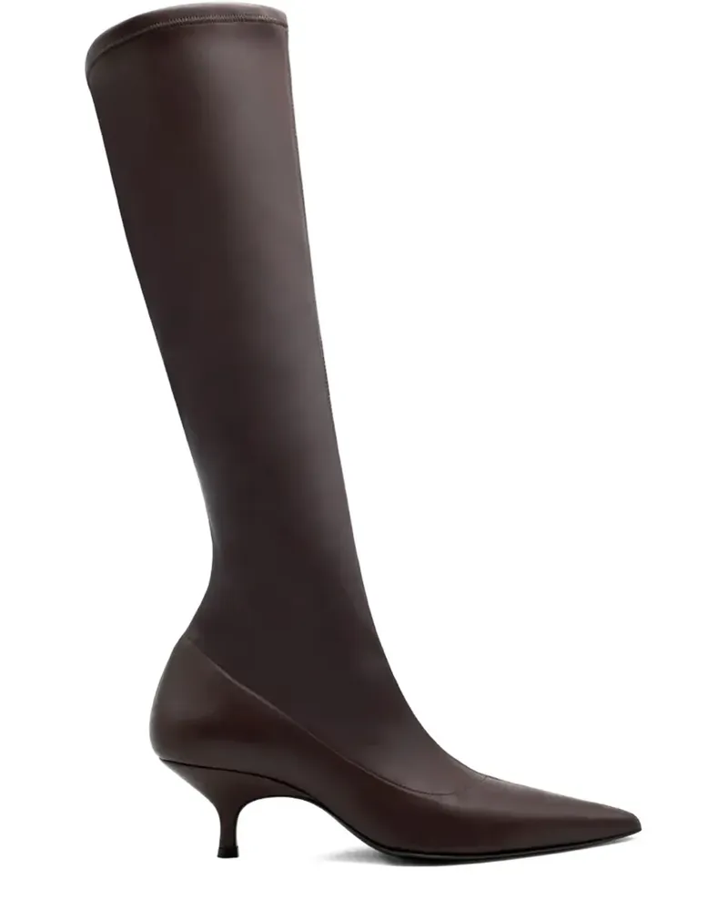 Gia Borghini Hera Stiefel mit spitzer Kappe 50mm - Braun Braun