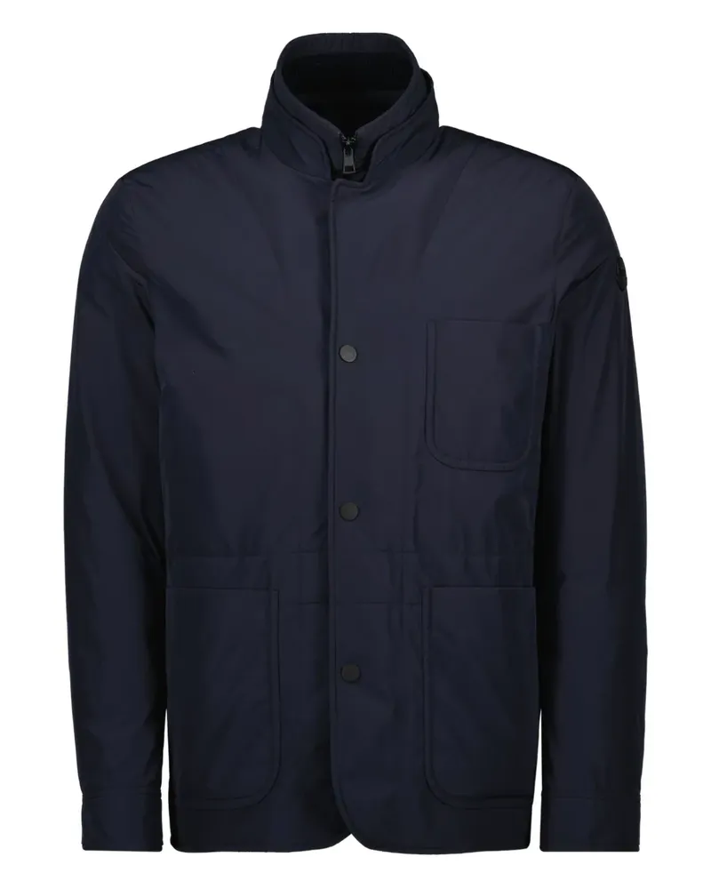 Moncler Geknöpfte Jacke mit Stehkragen - Blau Blau