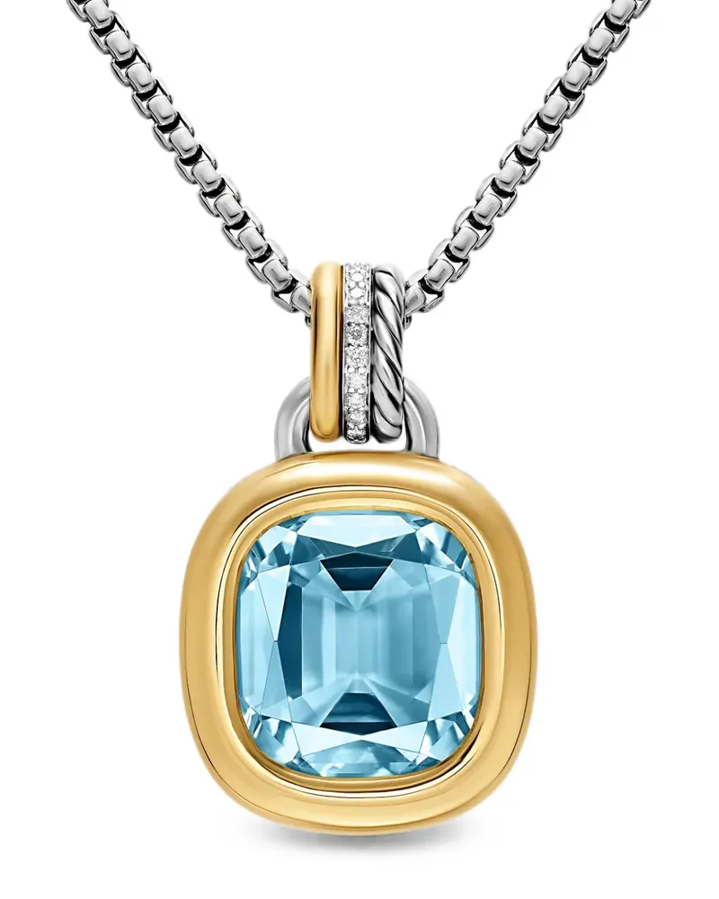 David Yurman Mercer Halskette mit Topas und Diamant - Gold Gold