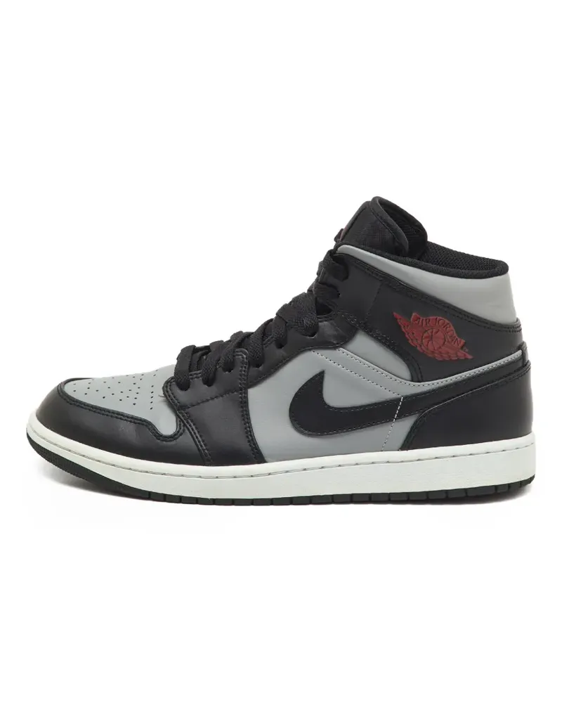 Jordan Air  1 Mid Sneakers - Schwarz Schwarz