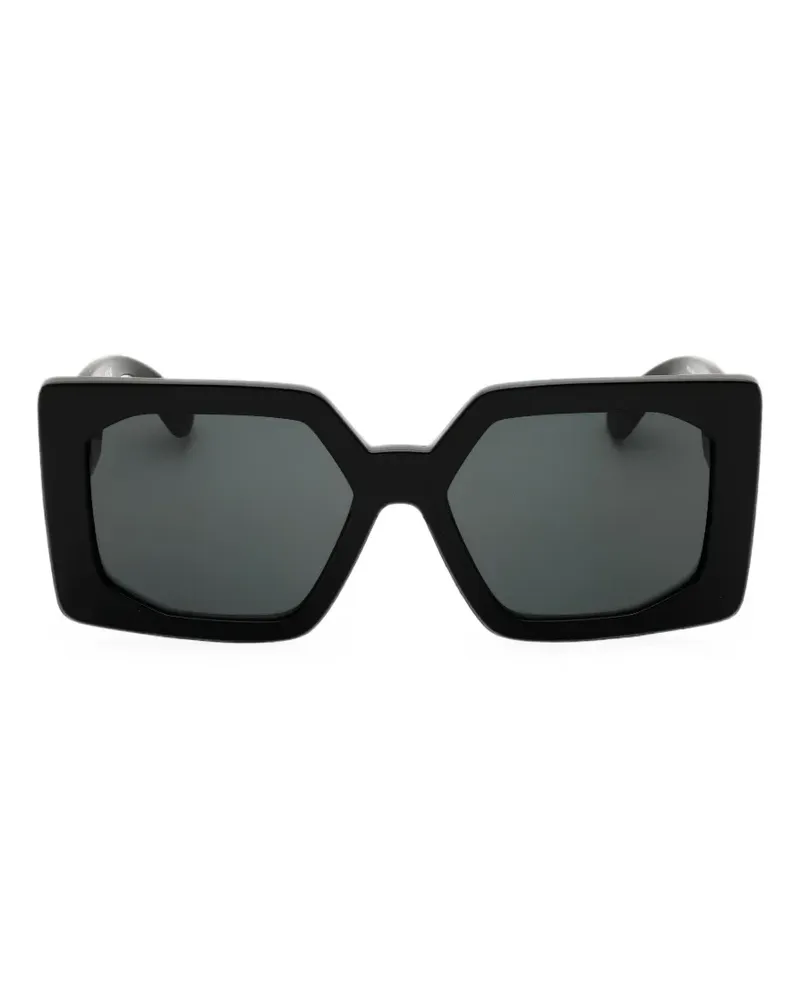 Versace Medusa geometric-frame sunglasses - Schwarz Schwarz