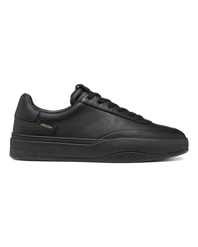Geox Dynamia Sneakers aus Leder - Schwarz Schwarz