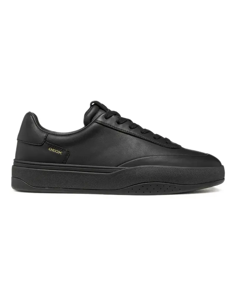 Geox Dynamia Sneakers aus Leder - Schwarz Schwarz