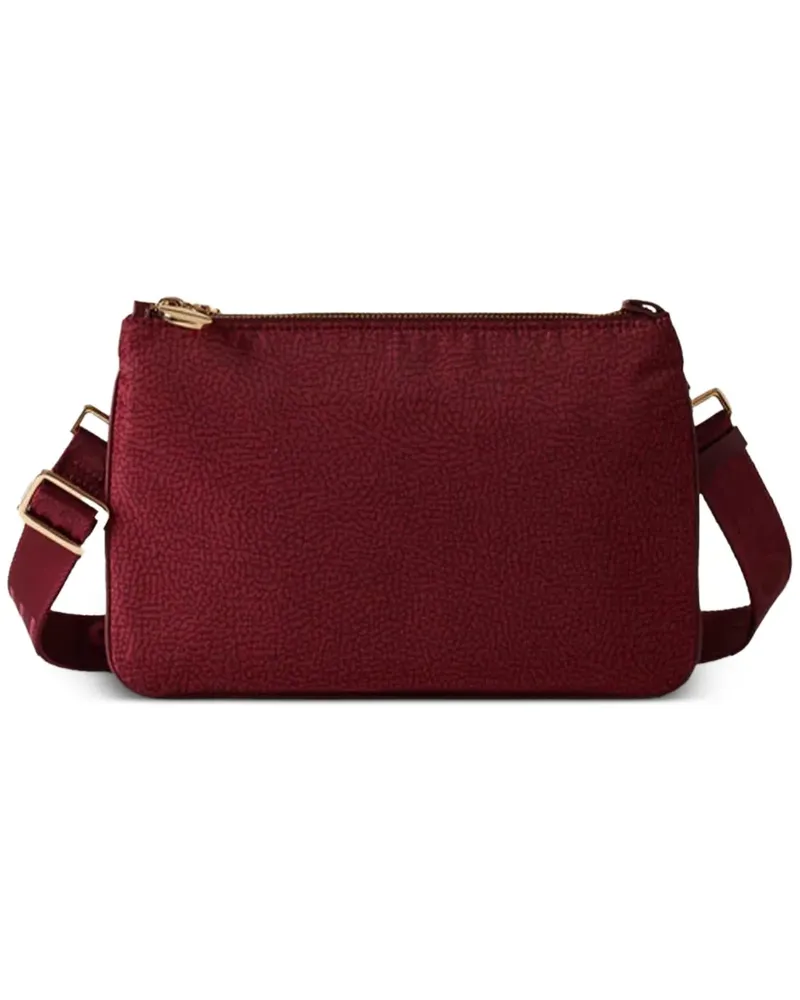 Borbonese Kleine Tasche mit Reißverschluss - Rot Rot