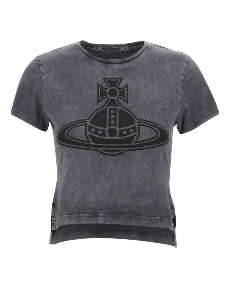 Vivienne Westwood Paris Orb Mini Peru T-Shirt - Grau Grau