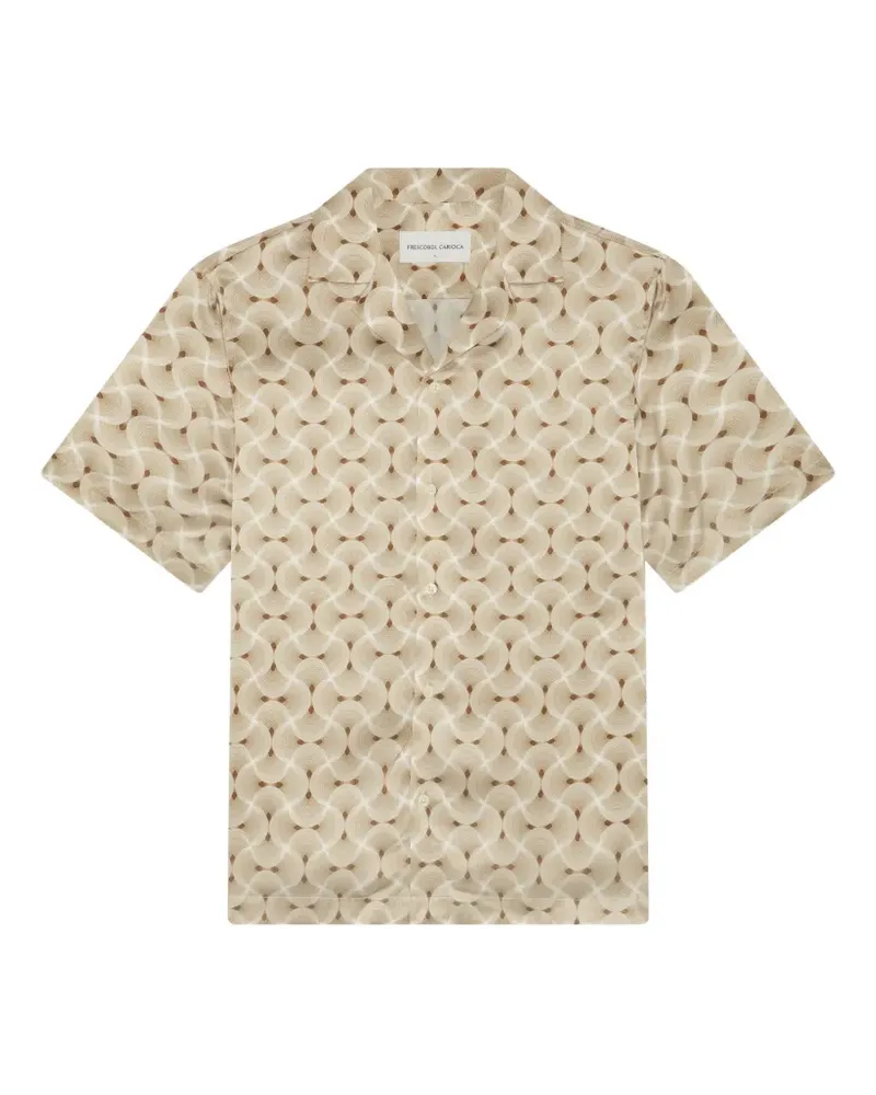 Frescobol Carioca Roberto silk shirt - Nude Nude