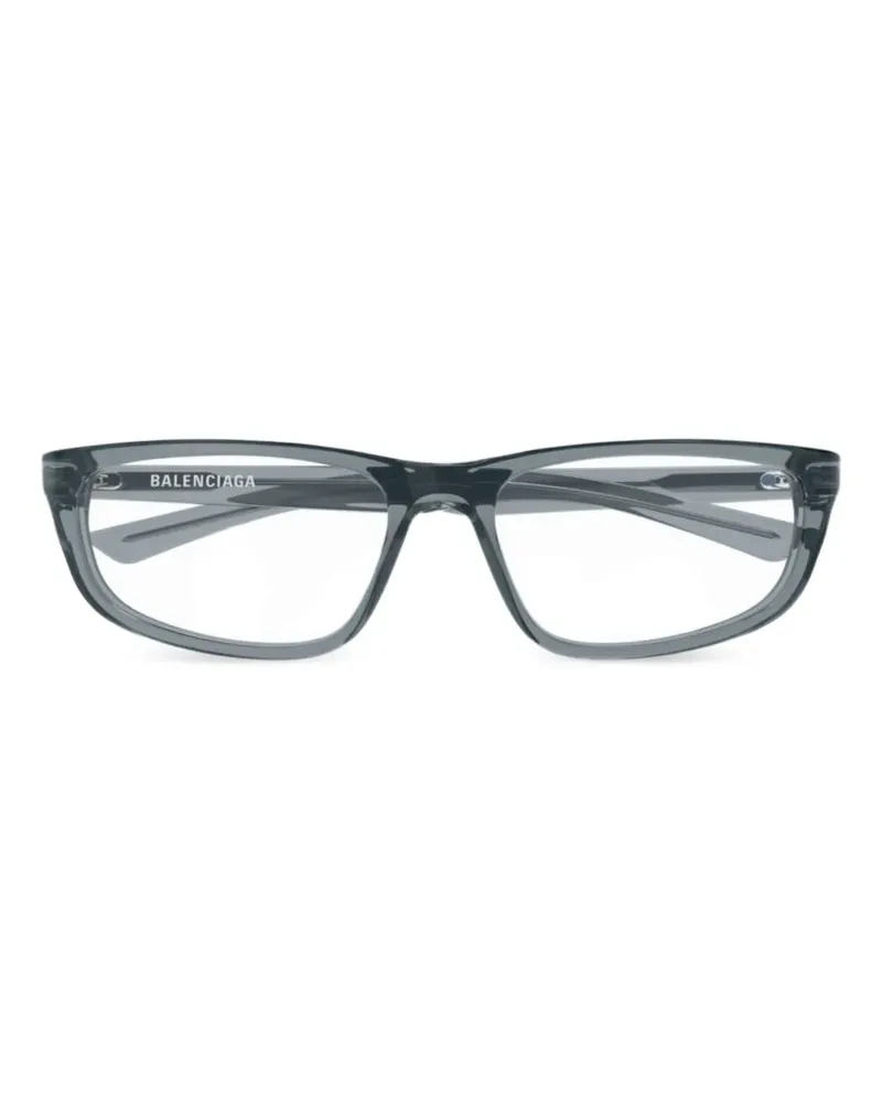 Balenciaga Brille mit eckigem Gestell - Grau Grau