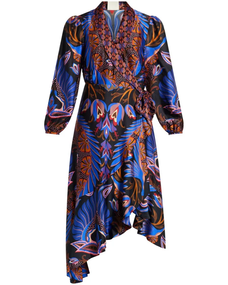 FARM Rio Asymmetrisches Midikleid - Violett Violett