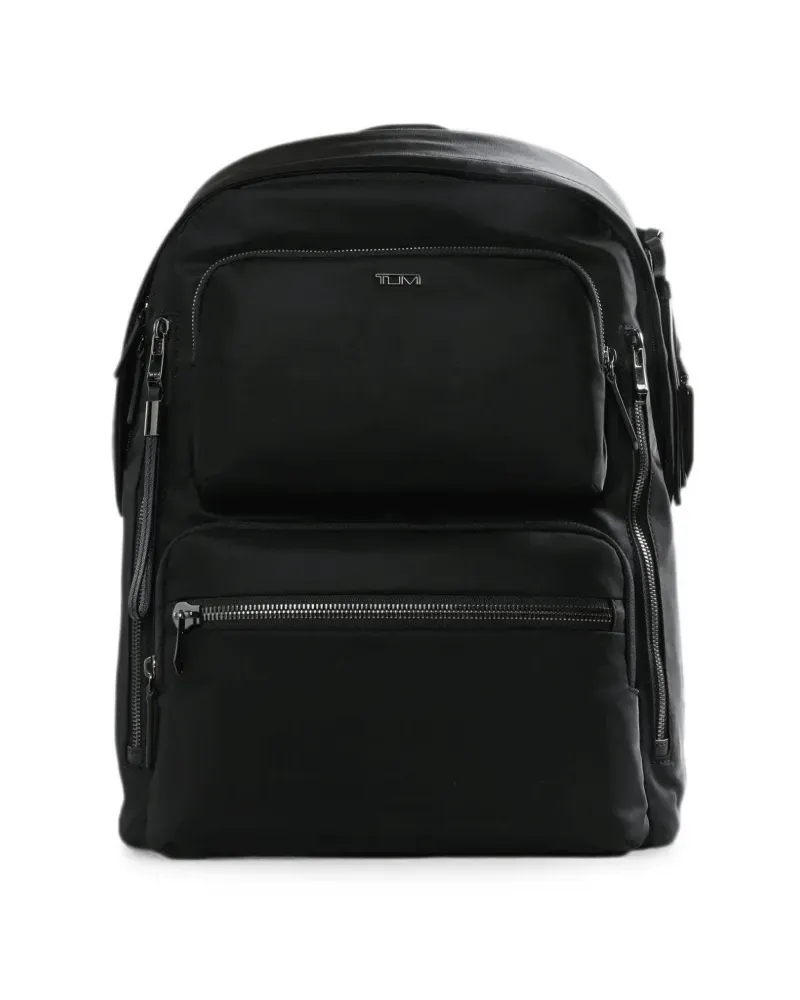Tumi Montana logo-plaque backpack - Schwarz Schwarz