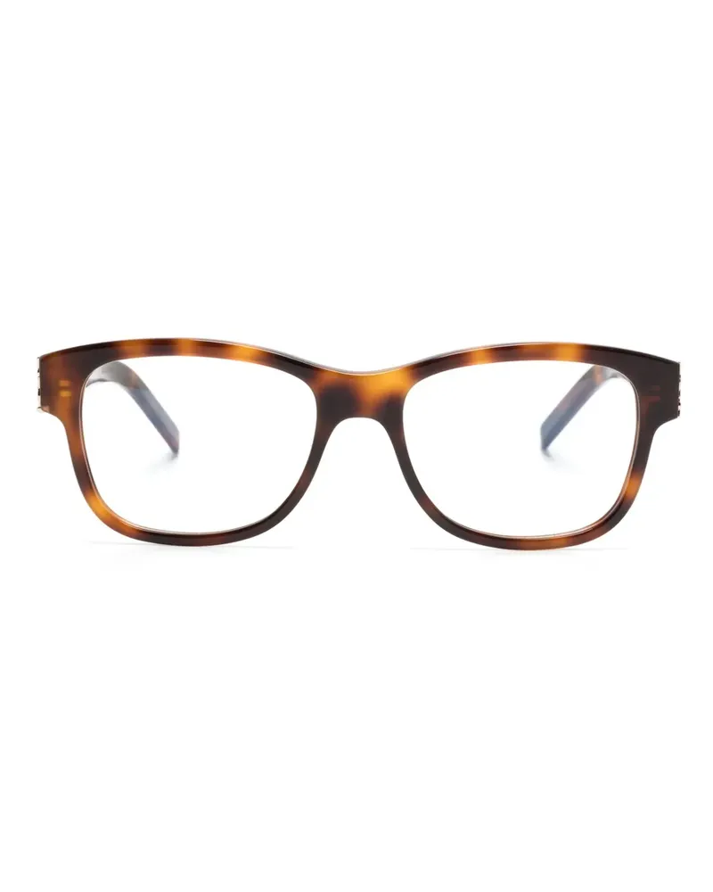 Saint Laurent M132 Brille mit eckigem Gestell - Braun Braun