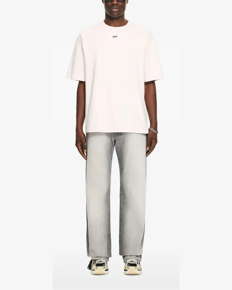 OFF-WHITE Paint Arrow T-Shirt - Rosa Rosa