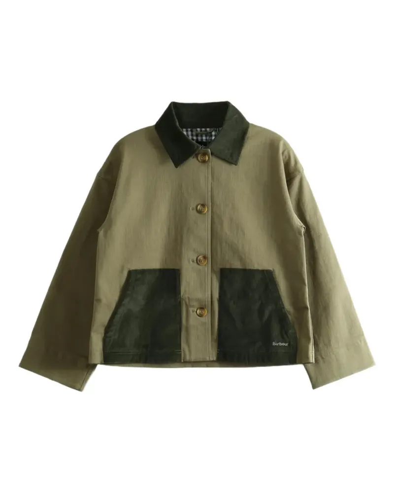 Barbour Cloverdale cropped jacket - Grün Grün